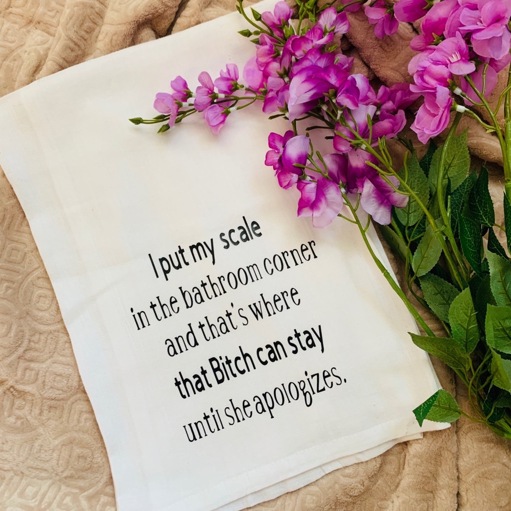 ‼️6 for $40‼️Sassy Cute Flour Sack Dish Towel